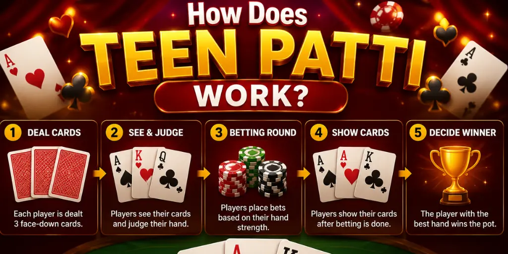 How Does Teen Patti Work